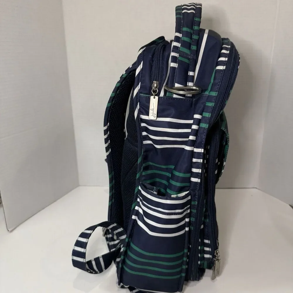 JuJuBe Be Right Back BRB Backpack Diaper Bag Providence Coastal EUC